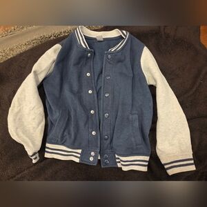 5T Joe Fresh Blue & Grey Sweater Jacket